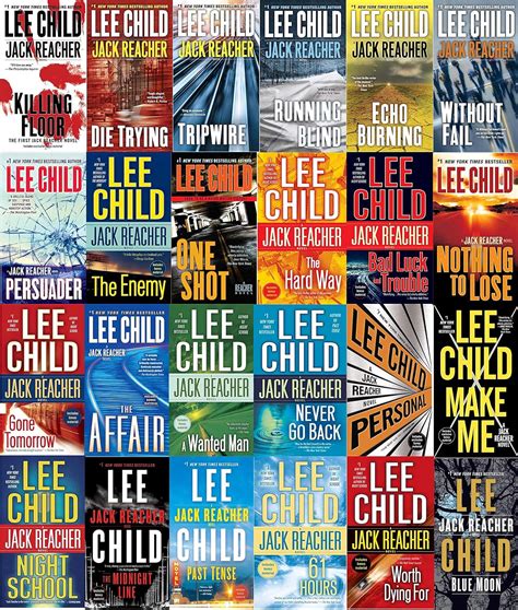 Lee Child Jack Reacher Series Complete Set (BOOKS 1-24)