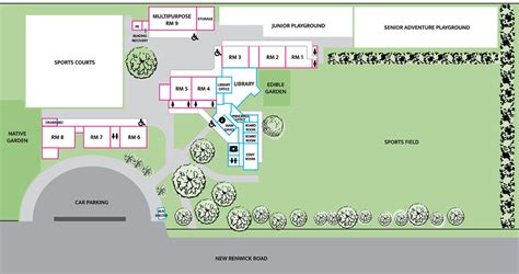 High School Building Map