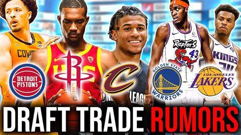 The 6 BIGGEST 2021 NBA Draft Trade Rumors Right Now! [NBA News] - YouTube