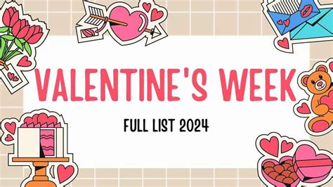 Valentine Week Days 2024: Full List, Today is Final Day Of Week Of Love ...