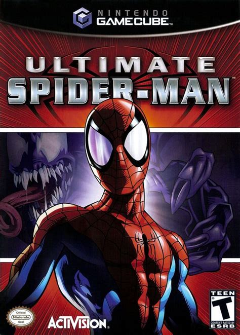 Ultimate Spider-Man (2005) GameCube box cover art - MobyGames