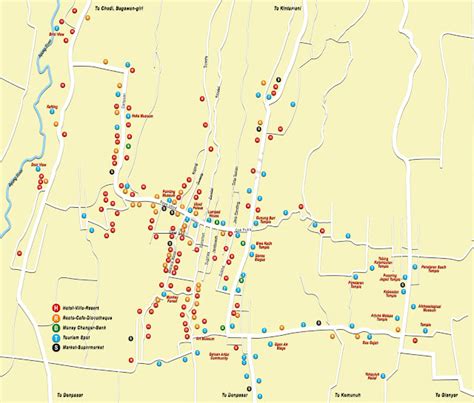 Gambar Peta Kota Ubud Bali | Web Sejarah
