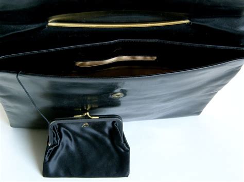 Koret Leather Handbag with Safety Pin Handle at 1stDibs | safety pin handle purse, safety pin ...