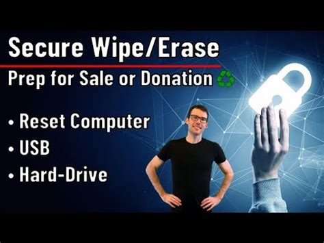 Securely Wipe & Reset Computer/USB/Hard Drive - Windows 10 - YouTube