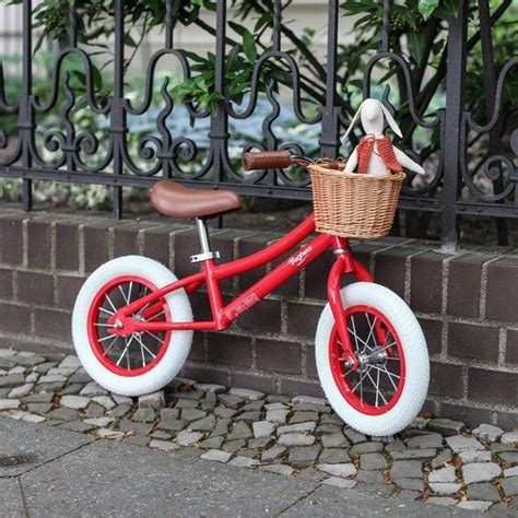 Baghera Draisienne Vintage Rouge-Loopfiets-Kinderfiets-Retro | bol.com