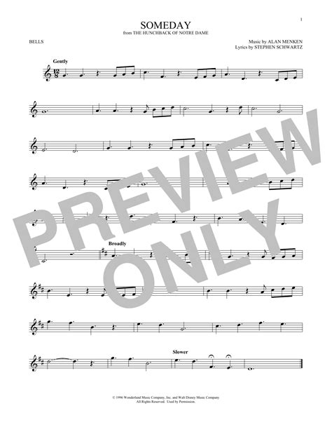 All-4-One "Someday (from The Hunchback Of Notre Dame)" Sheet Music & Chords | Download 4-Page ...