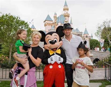 Hugh Jackman and his family took an April 2009 trip to Disneyland in ...