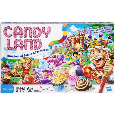 Hasbro Gaming Candy Land Kingdom Of Sweet Adventures Board Game For Kids - Walmart.com - Walmart.com