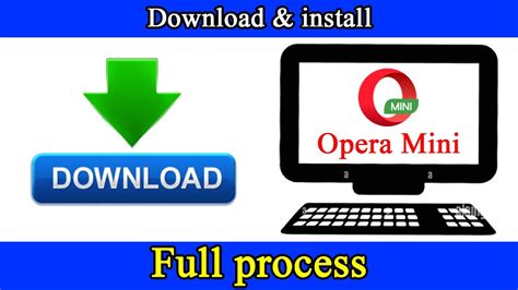 How to download Opera Mini web browser for pc - YouTube