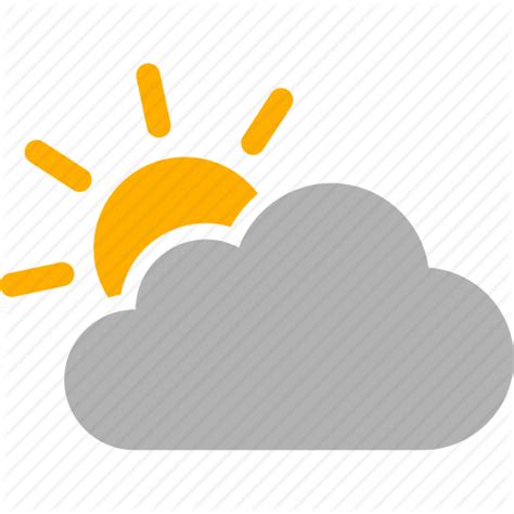 Partly Cloudy Icon at GetDrawings | Free download