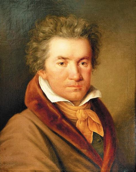 Ludwig van Beethoven; portrait by Joseph Willibrord Mähler, 1815 | The ...