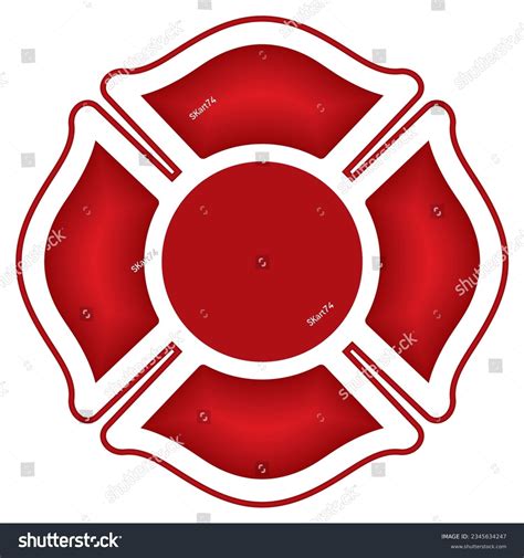 Firefighter Emblem Vector Illustration. St - Royalty Free Stock Vector ...