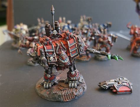 40k Hobby Blog: Chaos Dreadnought and Changer of Ways WIP