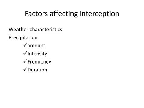 PPT - Rainfall interception PowerPoint Presentation, free download - ID ...