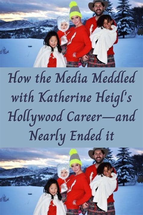 How the Media Meddled with Katherine Heigl's Hollywood Career—and Nearly Ended it in 2023 ...