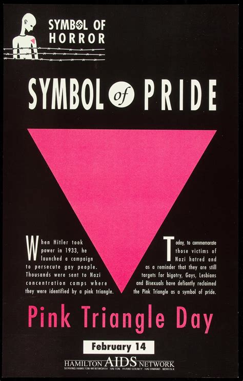 Symbol of Horror, Symbol of pride. Pink Triangle Day. | AIDS Education ...