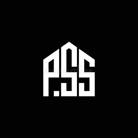 PSS Letter Logo Design on BLACK Background. PSS Creative Initials Letter Logo Concept. PSS ...