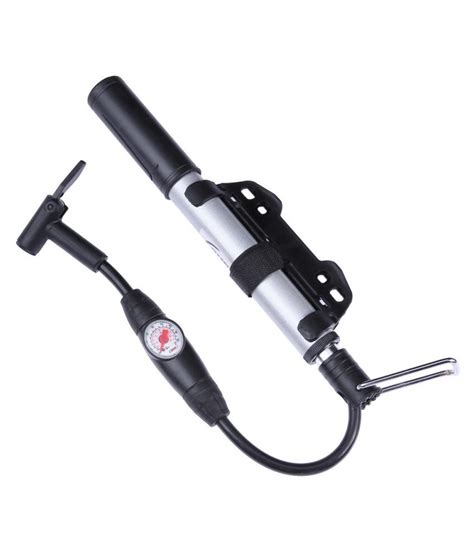 Bicycle Pump With Gauge High Pressure Hand Mini Pump Hose Air Inflator ...