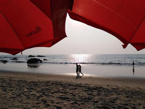 Arambol Beach at Sunset, Goa, India Editorial Photography - Image of water, tourists: 135562947