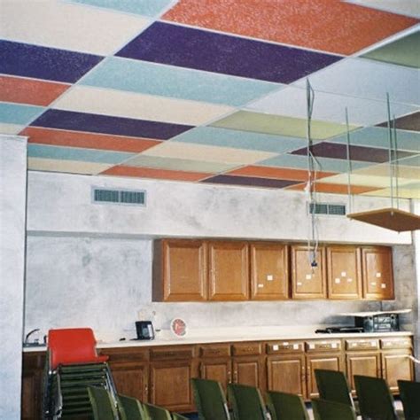 how to makeover drop ceiling tiles | Drop ceiling tiles, Dropped ceiling, Drop ceiling makeover