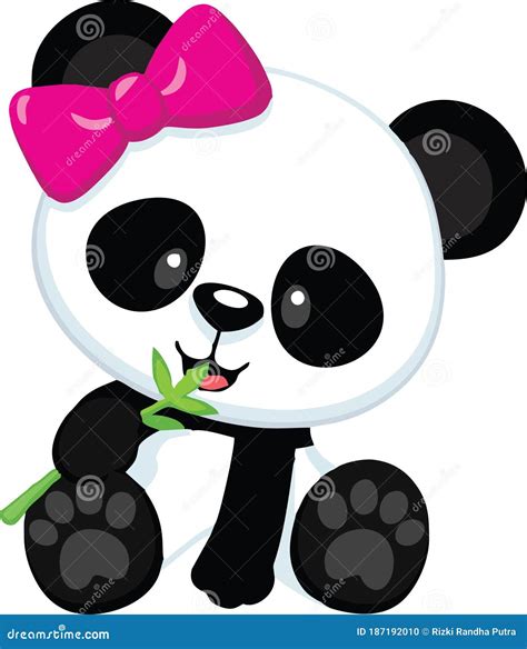 High Quality Vector Animated Cute Panda Being in Love Stock Vector - Illustration of used ...