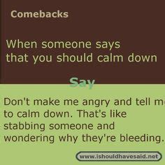 Clever comebacks