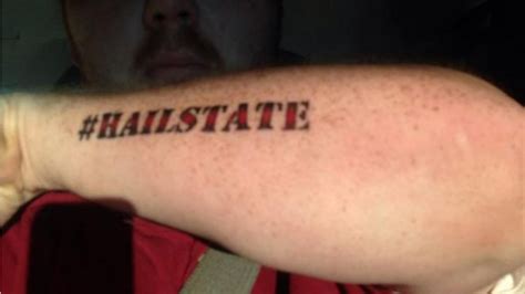 Mississippi State fan gets '#HAILSTATE' tattoo - Sports Illustrated