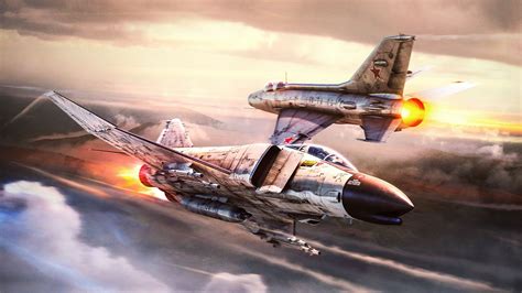 McD F-4 Phantom II vs MiG-21 Fishbed | War thunder, Fighter jets, Mig 21