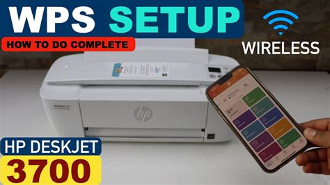 HP DeskJet 3700 WPS Setup, Complete Setup, Connect To Router In 2 Minutes. - YouTube