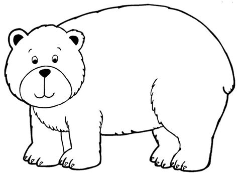 Printable Bear Coloring Pages