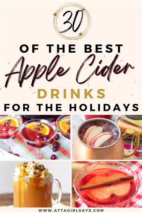 Best Apple Cider Drinks to Serve for Fall and the Holidays