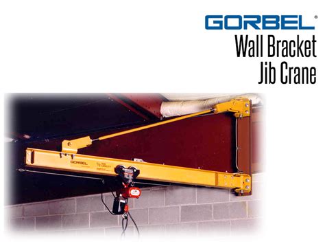 Gorbel I-Beam Jib Cranes: Freestanding, Wall Mounted, Bracket & Mast Type