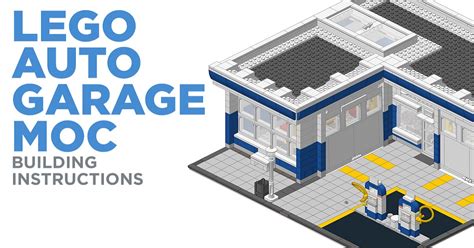 Custom8 x BrickToyCo: LEGO Auto Garage MOC Instructions Kit [NOW AVAILABLE]