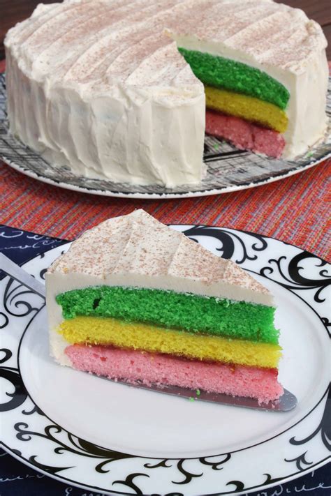 Easy Italian Rainbow Cookie Cake