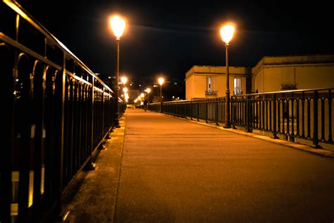 Free Images : path, architecture, sky, road, night, town, city ...