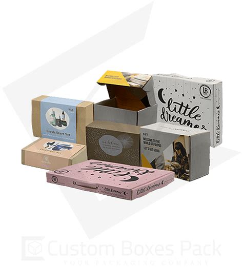 Custom Logo Shipping Cardboard Boxes - Custom Boxes Pack