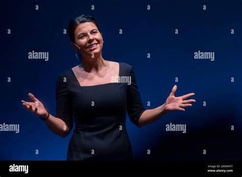 The famous Italian actress Geppi Cucciari on stage for her show `Perfetta` Stock Photo - Alamy