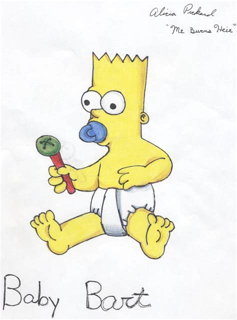 From the Simpsons - Baby Bart by Wildnature03 on DeviantArt