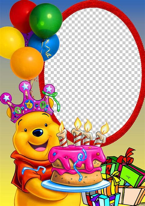 Winnie The Pooh Birthday Cake Happiness Party PNG, Clipart, Balloon ...