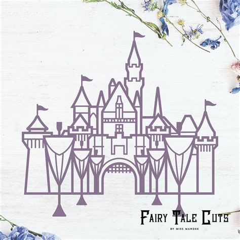 Sleeping Beauty's Castle Disneyland Castle Inspired File - Etsy