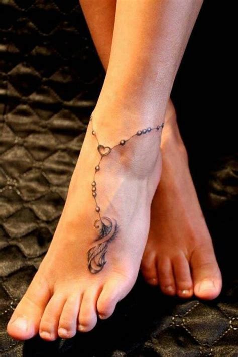 Ankle Bracelet Tattoos Designs, Ideas and Meaning - Tattoos For You