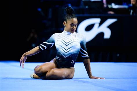 Gymnastique : Mélanie De Jesus Dos Santos, première française à l'US ...