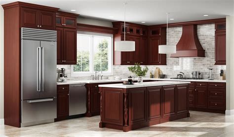 kitchen with cherry cabinets Traditional kitchen remodel- bye bye ...