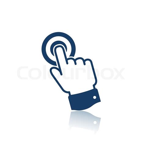 Click Here Hand Icon #328771 - Free Icons Library