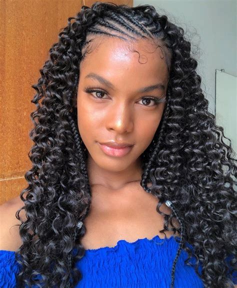 30 Best Cornrow Braids and Super Hot Cornrow Hairstyles | Half braided ...