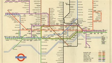 Transforming the Tube map: Harry Beck’s iconic design | London ...