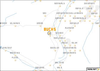 Buchs (Switzerland) map - nona.net