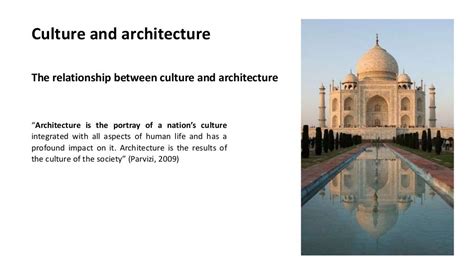 Culture influence on building design one