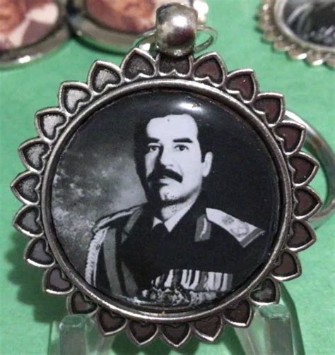 IRAQ / VINTAGE Iraqi Former President Saddam Hussein Key Chain. $19.99 - PicClick