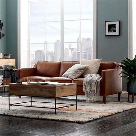 30+ Decorating Ideas For Brown Leather Sofa – DECOOMO